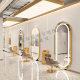 Barber shop mirror Internet celebrity beauty salon mirror trendy wall-mounted LED touch mirror hair salon special hair cutting mirror