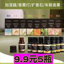 Yinsho Water-Soluble Aromatherapy Essential Oil 10ml Humidifier Diffuser Stone Fireless Aromatherapy Rose Jasmine Fragrance Agent