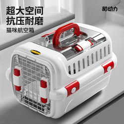 Cat Carrier with Skylight, Portable Travel Cat Bag, Anti-Stress Hand-Held Dog Cage, Pet Space Capsule Cat Box