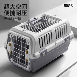 Cat Carrier, Dog and Cat Cage, Portable Travel Bag for Cats, Hand-Held Car Carrier with Skylight, Pet Transport Cat Box