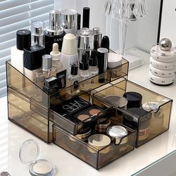 Cosmetics Storage Box, Acrylic Dressing Table, Skin Care Product Shelf, Desktop Storage Rack, High-End Transparent Lipstick Box