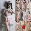 Đồng phục y tá cos đồng phục y tá nguyên chất Desire hottie nơ váy ngủ trang phục cosplay đồng phục nhà đồng phục mùa hè thoáng khí cosplay y tá big size ảnh cosplay y tá