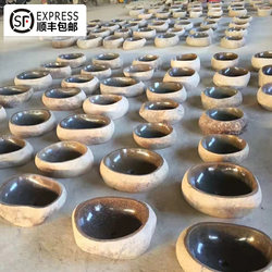 Stone Washbasin Retro Pebbles Stone Countertop Basin Natural Outdoor Washbasin Courtyard Art Basin Washbasin