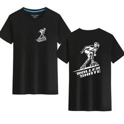 Mi Gao Roller Skating Team Uniform Short-Sleeve T-Shirt Summer Street Skateboarding Fixed-Gear Student Youth Fashion