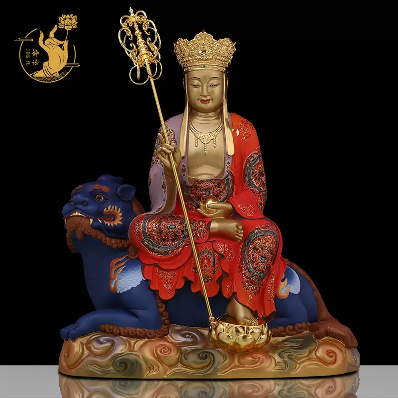九華山地蔵王仏像  銅製 装飾品 工芸品 美術品 置物 九華山地蔵王仏像 銅製 装飾品 工芸品 美術品 置物 九華山地