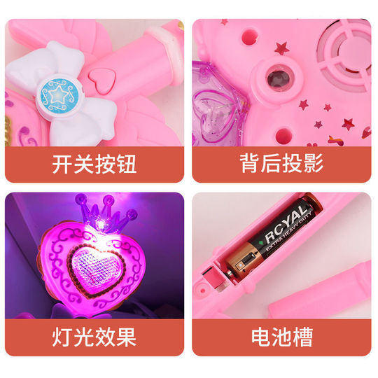 Fairy Princess Magic Wand Toy - Glow Stick Luminous Set