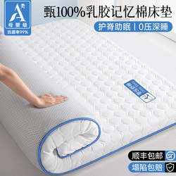 Latex Memory Foam Mattress Soft Pad for Home Bedroom, Bed Pad, Mattress Topper, Tatami Thin Sponge Pad, Specifically for Rental Use
