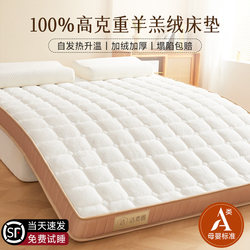 Lamb Wool Mattress Topper for Home Bedroom, Memory Foam, Winter Milk Velvet, Thickened and Warm, Mattress Pad for Rental Use