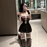 Pussycat đồng phục quyến rũ phù hợp với cosplay mèo thỏ cô gái cos trang phục nữ hầu trang phục dễ thương nguyên chất khao khát Bộ Cosplay Mèo Nằm Cosplay mèo lông xù