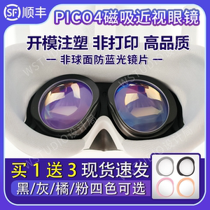 
PICO4ultra/PICO4 myopia glasses VRneo4U lens anti-blue light customized magnetic opening mold injection molding 12