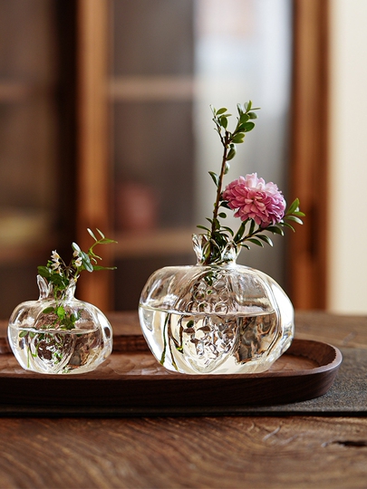 ミニザクロの花瓶 - 手作りのセラミックフラワーアレンジメント