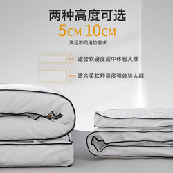 Hotel-Specific All-Cotton Anti-Mite Mattress, Thickened 10cm Ultra-Soft Antibacterial Feather Velvet Mattress, Tatami Mat Quilt