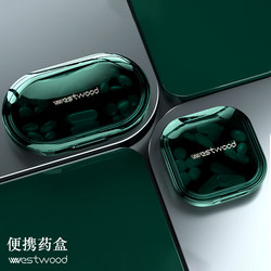 Japanese-Style Medicine Box, Portable Dispensing Box, Medicine Box for Seven Days a Week, Portable Small Food-Grade Medical-Type Men's Medicine Box