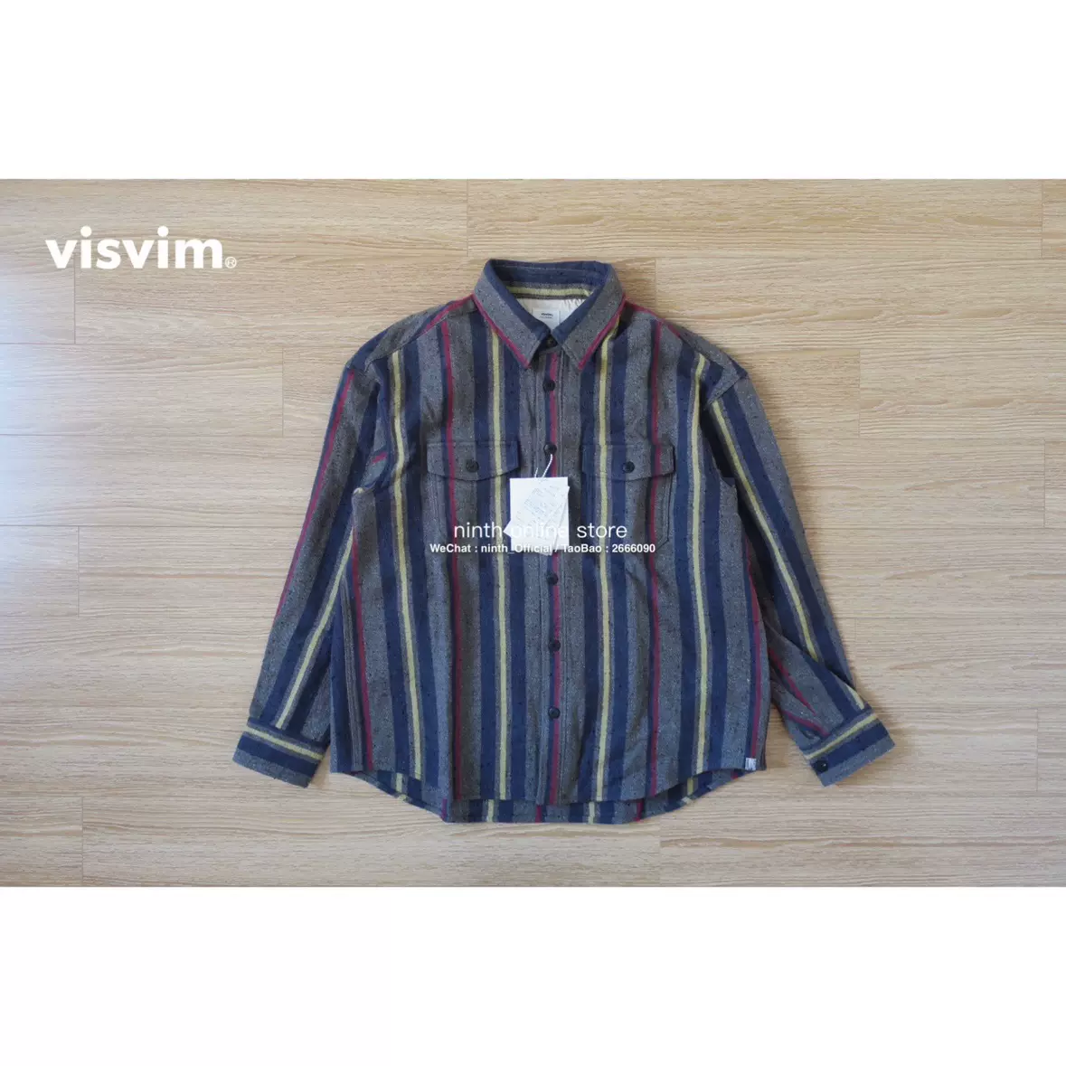 VISVIM LUMBER L S MAYAN バーティカル ストライプ 3 - ジャケット ...