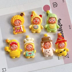 Cartoon Star Man 3D Water Cup Sticker Central Control Display Sticker Electric Vehicle Car Sticker Resin DIY