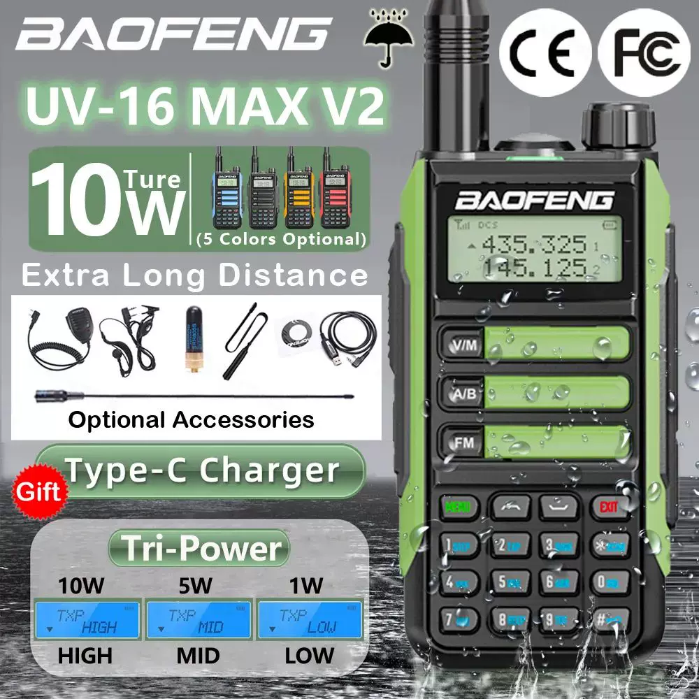 Walkie Talkie Baofeng UV-16 Max V2