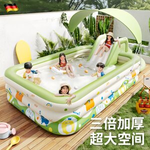 
German inflatable swimming pool children's home outdoor thickened large inflatable pool children's family adult paddling pool