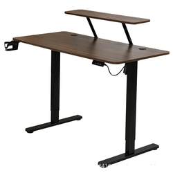 Electric height-adjustable desk, smart computer desk with lift motor, gaming table for home study