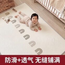 Baby Crawling Mat, Thickened and Anti-Fall, Household Anti-Slip Crawling Mat for Babies, Children's Living Room Floor Mat, Anti-Dirt, Antibacterial, Odorless