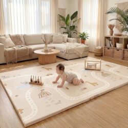 Special Crawling Mat for Infants and Young Children, Thickened, Formaldehyde-Free, for Home Use, Children's Bedroom Crawling Mat, Baby Playpen Anti-Fall Floor Mat