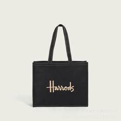 European and American New Style Embroidered Letter Shoulder Bag Canvas Tote Bag Book Bag Eco-Friendly Bag Shopping Bag Lunch Bag