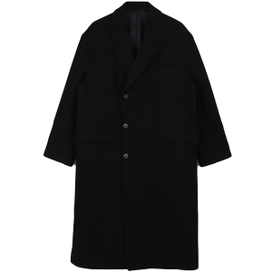 Autumn and winter new Mao woolen coat men's medium -long over -kneeless cashmere woolen woolen coat jacket Korean version loose shoulders
