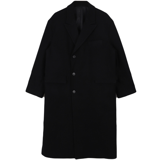 Autumn and winter new Mao woolen coat men's medium -long over -kneeless cashmere woolen woolen coat jacket Korean version loose shoulders
