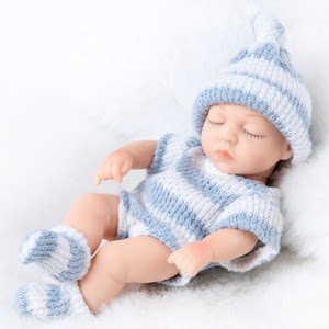 
Simulation doll baby soft silicone rebirth doll fake baby sleeping cloth doll princess girl toy gift