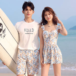 Couple swimsuits for women 2025 new couple style suits for beach beach swimsuits swimsuits for men honeymoon spa swimsuits