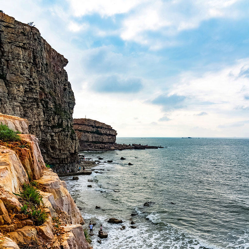 烟台长岛2天1晚自由行万鸟岛九丈崖林海烽山黄渤海分界线