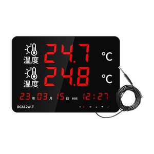 
Tuya smart WIFI thermometer mobile phone remote monitoring indoor and outdoor dual-channel thermometer real-time display recorder