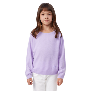 
[100 pure cashmere] ETTOI Edova children's round neck sweater for boys and girls winter new style