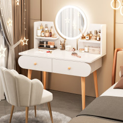 Dressing Table for Bedroom, Modern and Simple, Suitable for Small Apartments, Master Bedroom, 2026 New Model, Trendy Storage Cabinet Integrated Makeup Table