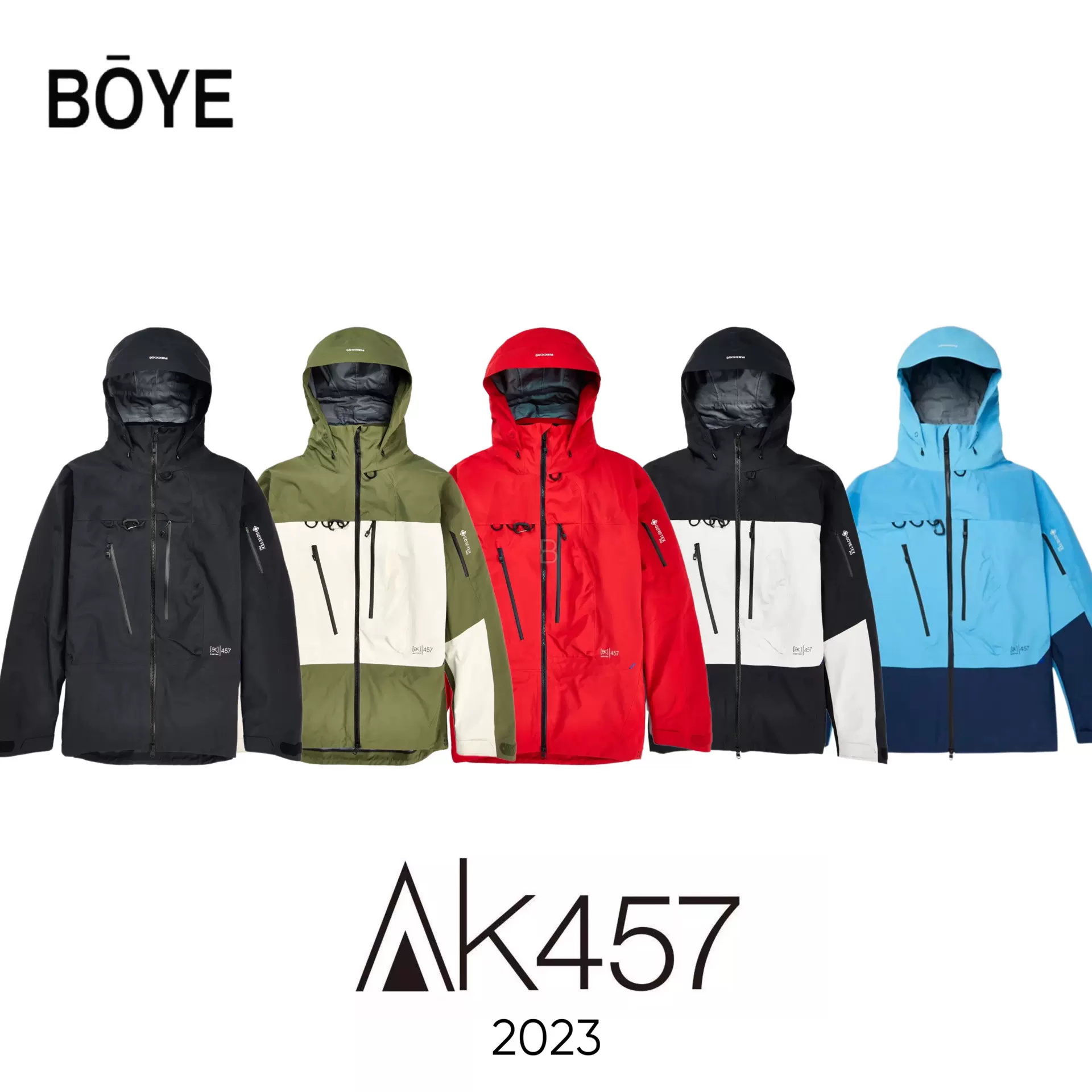 BURTON藤原浩AK457滑雪外套连帽中长款2024秋季运动服