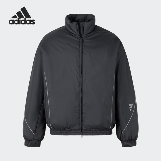 Adidas/Adidas official genuine FUSTL PADD JKT1 men's stand collar warm cotton jacket JY0210