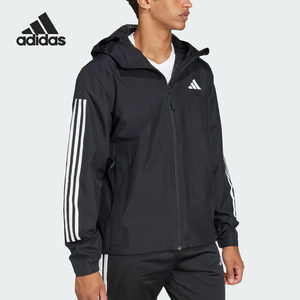 
Adidas/Adidas genuine 2025 new men's woven hooded sports jacket JD1043