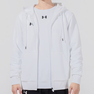 
UA/Under Armor genuine sports men's knitted hooded simple classic jacket 21600305-100