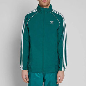 
Adidas/Adidas official authentic men's clover logo color-blocked striped jacket CW1311