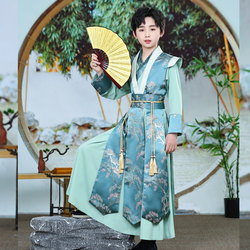 Boys' Hanfu Ming Dynasty Style 2026 New Model Youth Children's Traditional Costume Performance Outfit Handsome Young Gentleman Boy Tang Suit