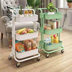 Floor-Standing Multi-Layer Movable Storage Rack Bedroom Baby Products Trolley Kindergarten Rack