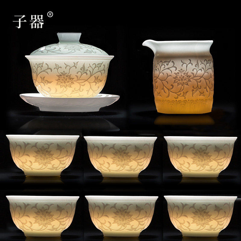 宋韵影青茶具-淘宝逛一逛