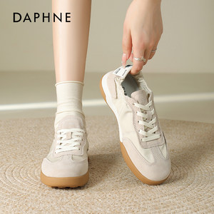 
Daphne ballet moral training shoes for women 2026 new spring flat canvas sneakers versatile thin sports white shoes