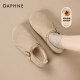Daphne all-inclusive Birkenstock shoes for women 2025 autumn and winter new style slip-on pregnant women's plus velvet cotton shoes warm leather shoes