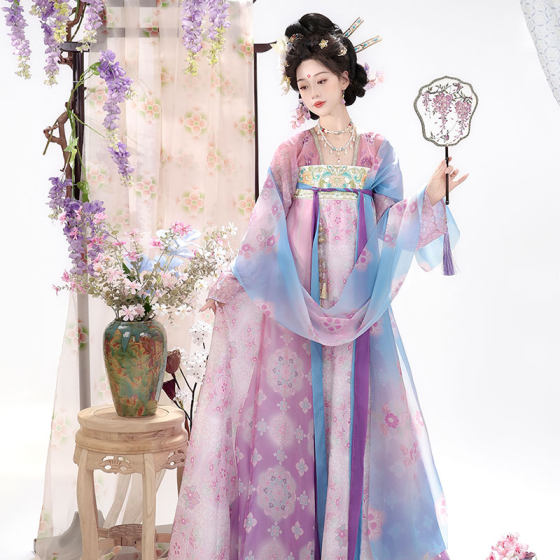 
Summer Hanfu [Huajian Ci] 2025 new Tang Dynasty reproduction style full-chest skirt original daily ancient costume fairy spirit