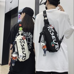 Crossbody Bag for Men, Trendy Large Capacity, Trendy Brand, Large Size, Sports and Leisure Shoulder Bag, Chest Bag, Women's Phone Bag, Large Size, Men's Style