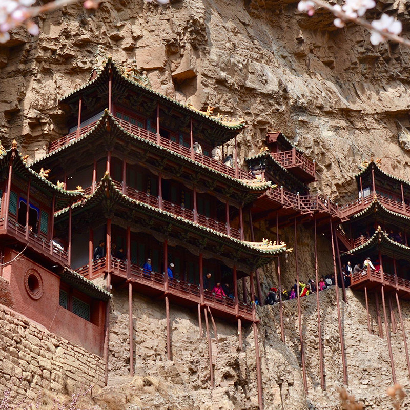 大同出发 恒山悬空寺应县木塔 一日游 纯玩 跟团游山西周边