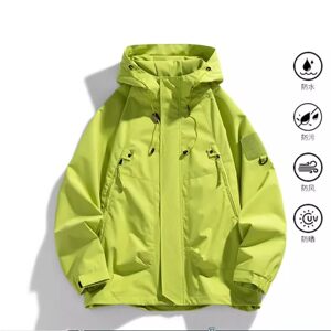 
Liutao Jacket 2026 New Trendy Brand Loose Work Jacket Men's Outdoor Windproof and Waterproof Mountaineering Wear