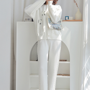 甜心好梦白色家居服套装