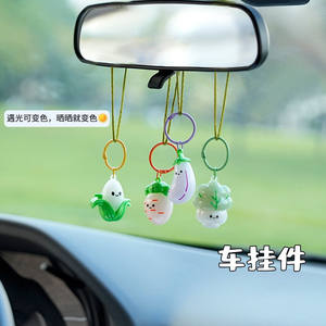 
Simulated food discoloration vegetable roast duck pendant cute female student bag car pendant holiday gift key chain