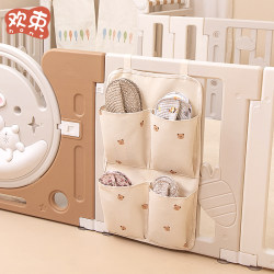 Baby Playpen Climbing Slippers Special Storage Hanging Bag Multifunctional Storage Baby Safety Gate Organizer Miscellaneous Bag